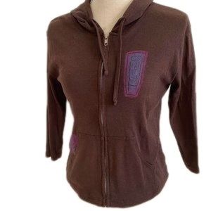Cotton Zippered Sweatshirt